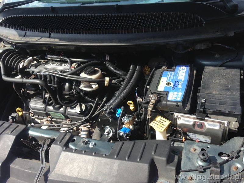 Instalacja LPG Chrysler Grand Voyager 3.3 V6 Stow n go VSI